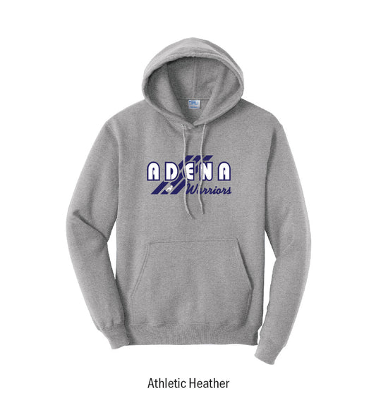 Adena Warriors "3-Stripe" Pullover Hoodie