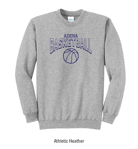 Adena Warriors Basketball Crewneck Sweatshirt