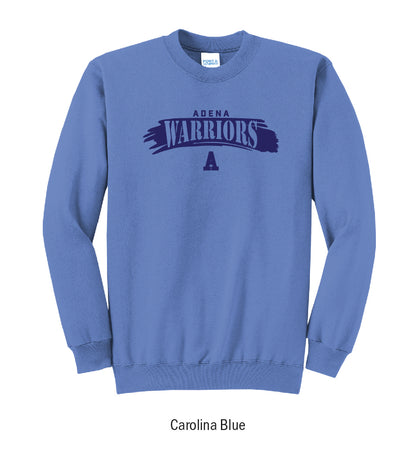 Adena Warriors "Paintbrush Stroke" Crewneck Sweatshirt