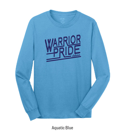 Adena Warriors "Pride Stamp" Long Sleeve Tee Shirt