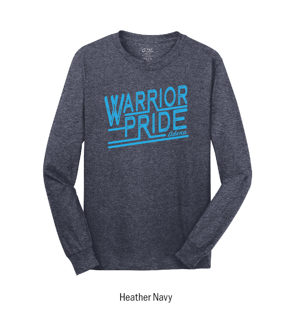 Adena Warriors "Pride Stamp" Long Sleeve Tee Shirt