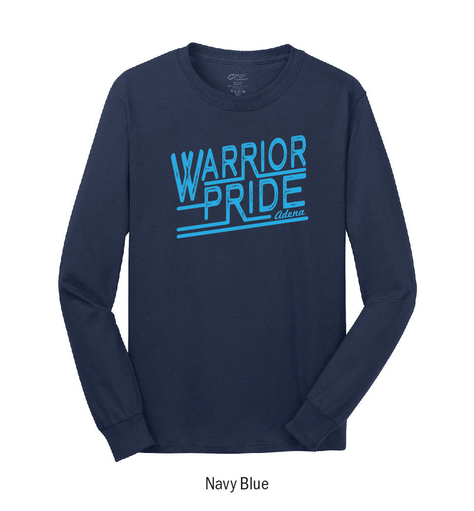 Adena Warriors "Pride Stamp" Long Sleeve Tee Shirt