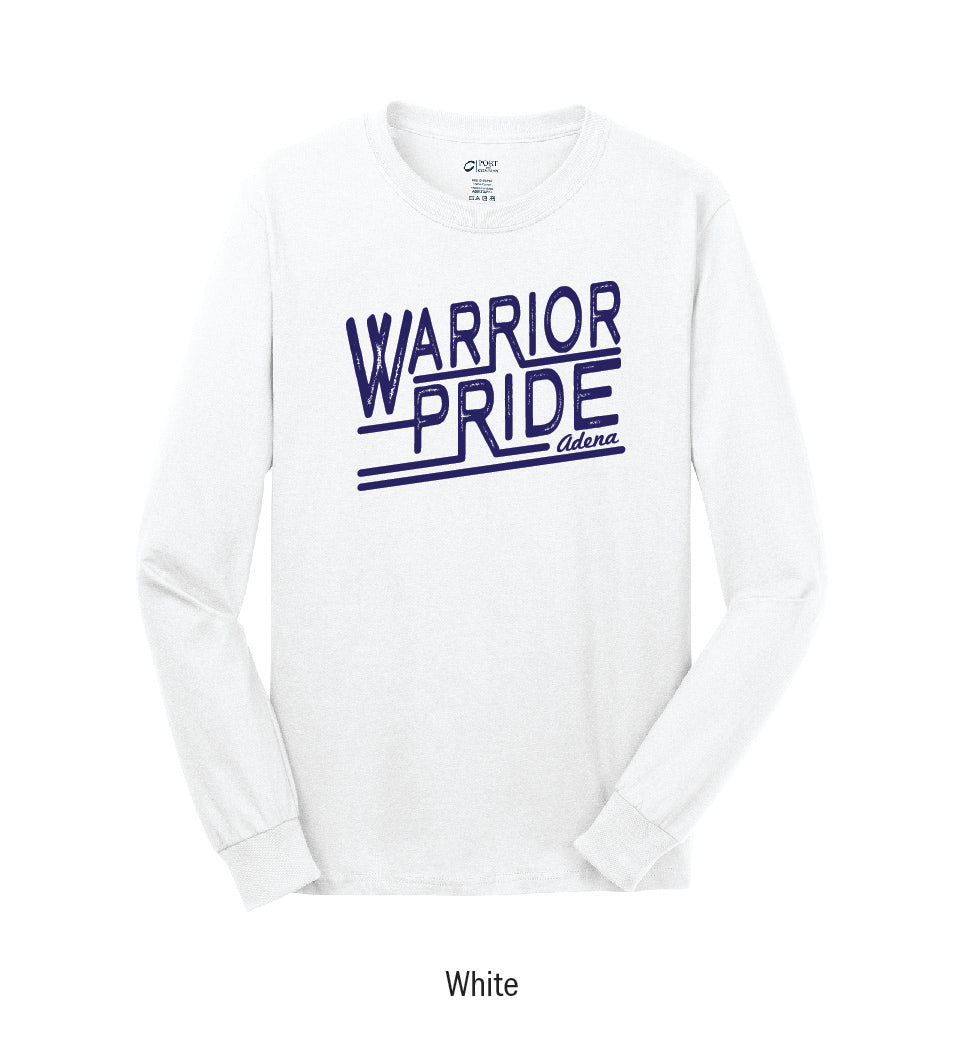 Adena Warriors "Pride Stamp" Long Sleeve Tee Shirt