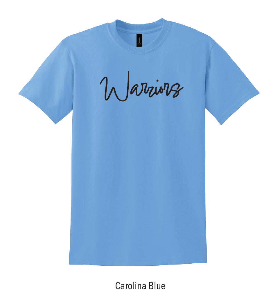 Adena Warriors Puff Script Tee Shirt