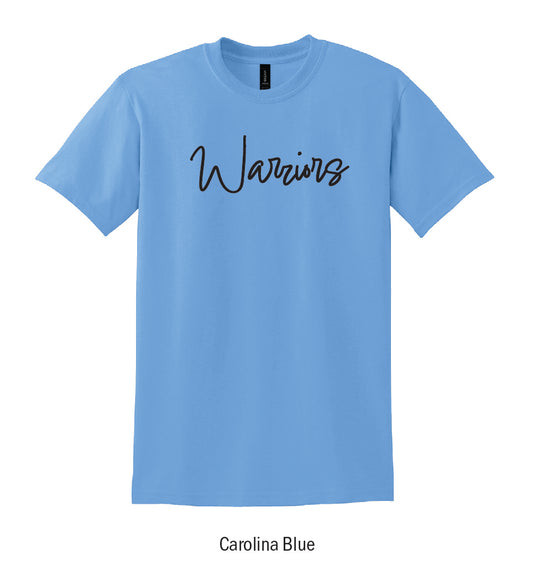 Adena Warriors Puff Script Tee Shirt