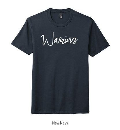 Adena Warriors Puff Script Tee Shirt