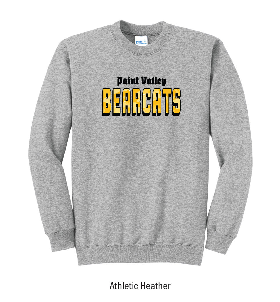 Paint Valley Bearcats "Camo" Crewneck Sweatshirt