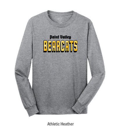 Paint Valley Bearcats "Camo" Long Sleeve Tee Shirt