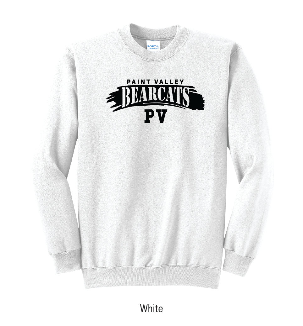 Paint Valley Bearcats "Paintbrush Stroke" Crewneck Sweatshirt