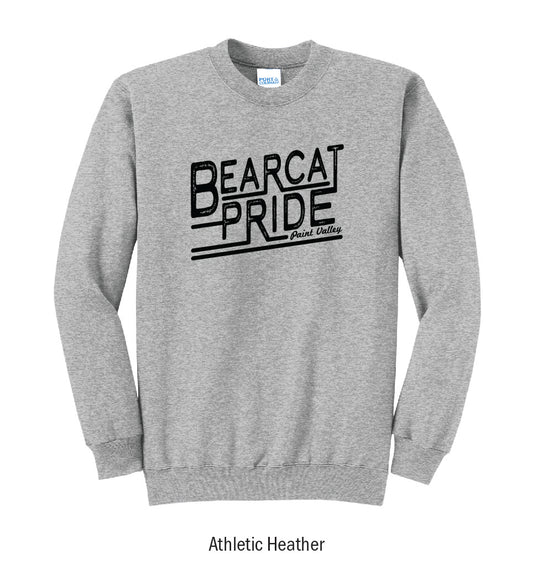 Paint Valley Bearcats "Pride Stamp" Crewneck Sweatshirt