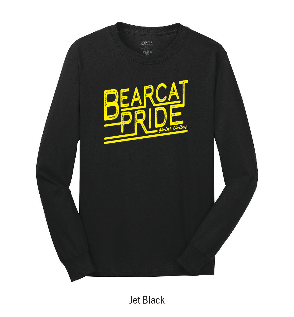 Paint Valley Bearcats "Pride Stamp" Long Sleeve Tee Shirt