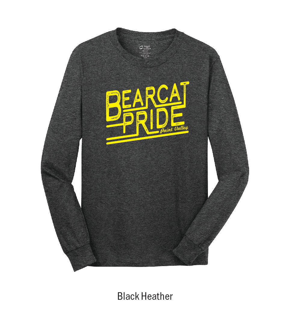 Paint Valley Bearcats "Pride Stamp" Long Sleeve Tee Shirt