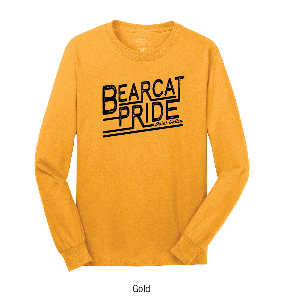 Paint Valley Bearcats "Pride Stamp" Long Sleeve Tee Shirt