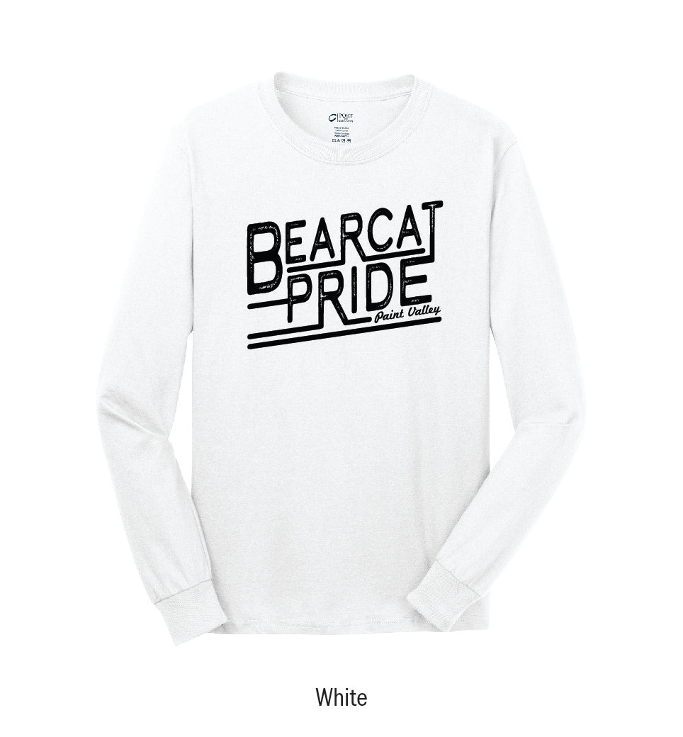 Paint Valley Bearcats "Pride Stamp" Long Sleeve Tee Shirt