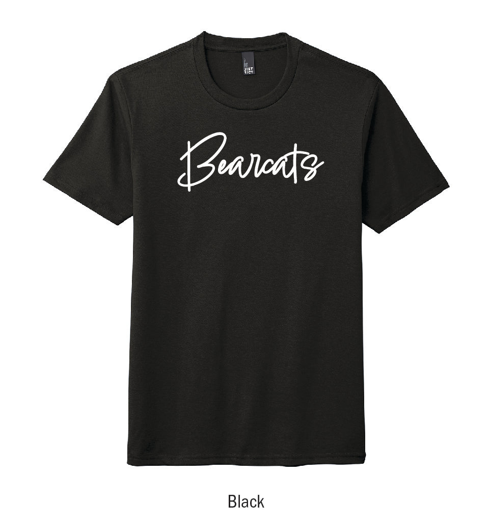 Bearcats Puff Script Tee