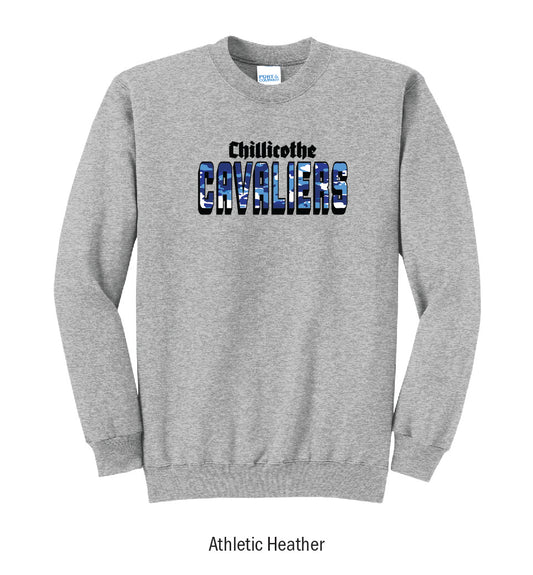 Chillicothe Cavaliers "Camo" Crewneck Sweatshirt