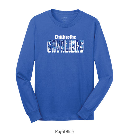 Chillicothe Cavaliers "Camo" Long Sleeve Tee Shirt