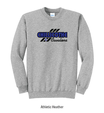 Chillicothe Cavaliers "3-Stripe" Crewneck Sweatshirt