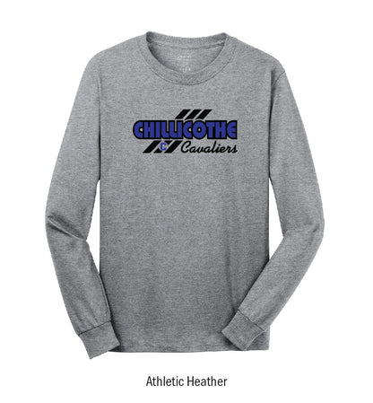 Chillicothe Cavaliers "3-Stripe" Long Sleeve Tee Shirt