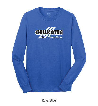 Chillicothe Cavaliers "3-Stripe" Long Sleeve Tee Shirt