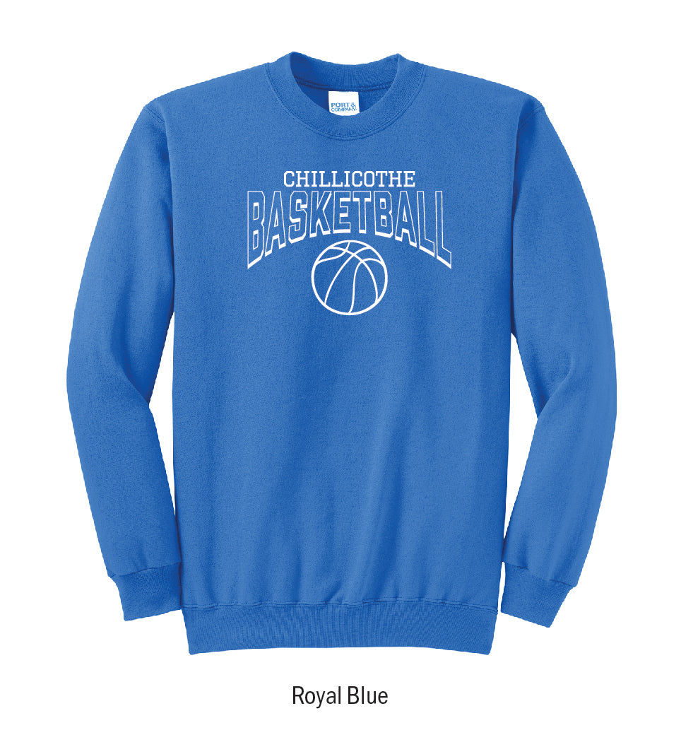 Chillicothe Cavaliers Basketball Crewneck Sweatshirt