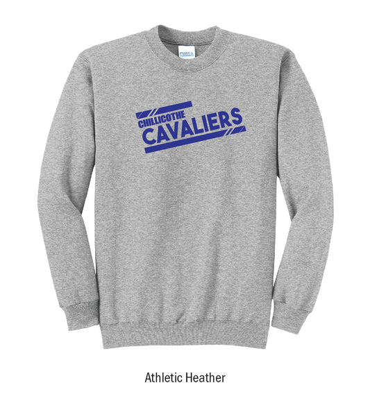 Chillicothe Cavaliers "Athletic Stripes" Crewneck Sweatshirt