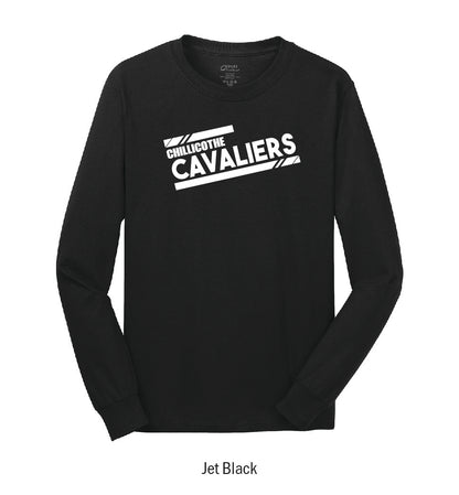 Chillicothe Cavaliers "Athletic Stripes" Long Sleeve Tee Shirt