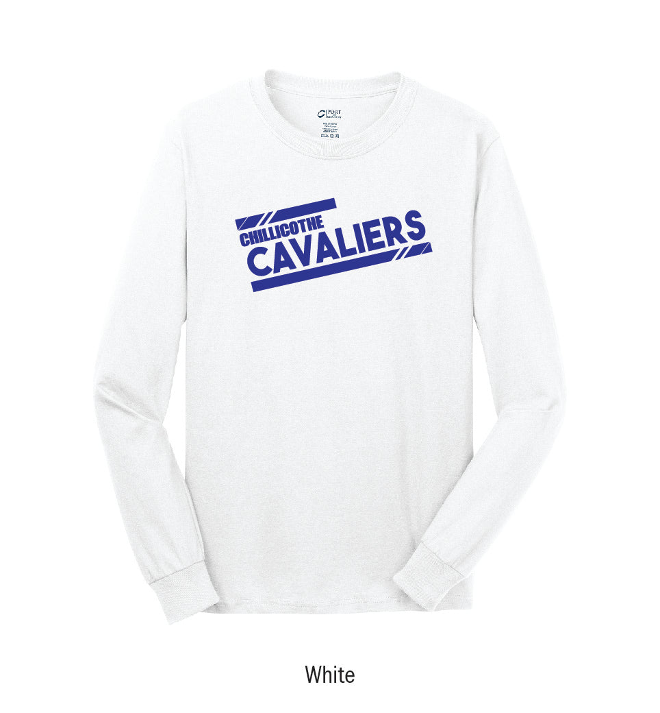 Chillicothe Cavaliers "Athletic Stripes" Long Sleeve Tee Shirt