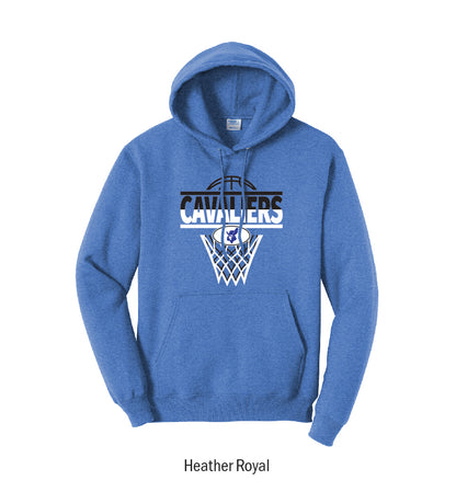 Chillicothe Cavaliers Basketball Net Pullover Hoodie