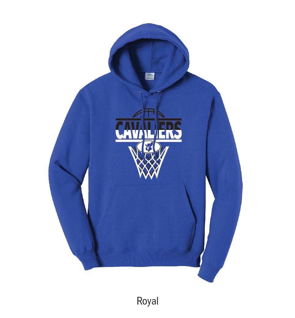 Chillicothe Cavaliers Basketball Net Pullover Hoodie