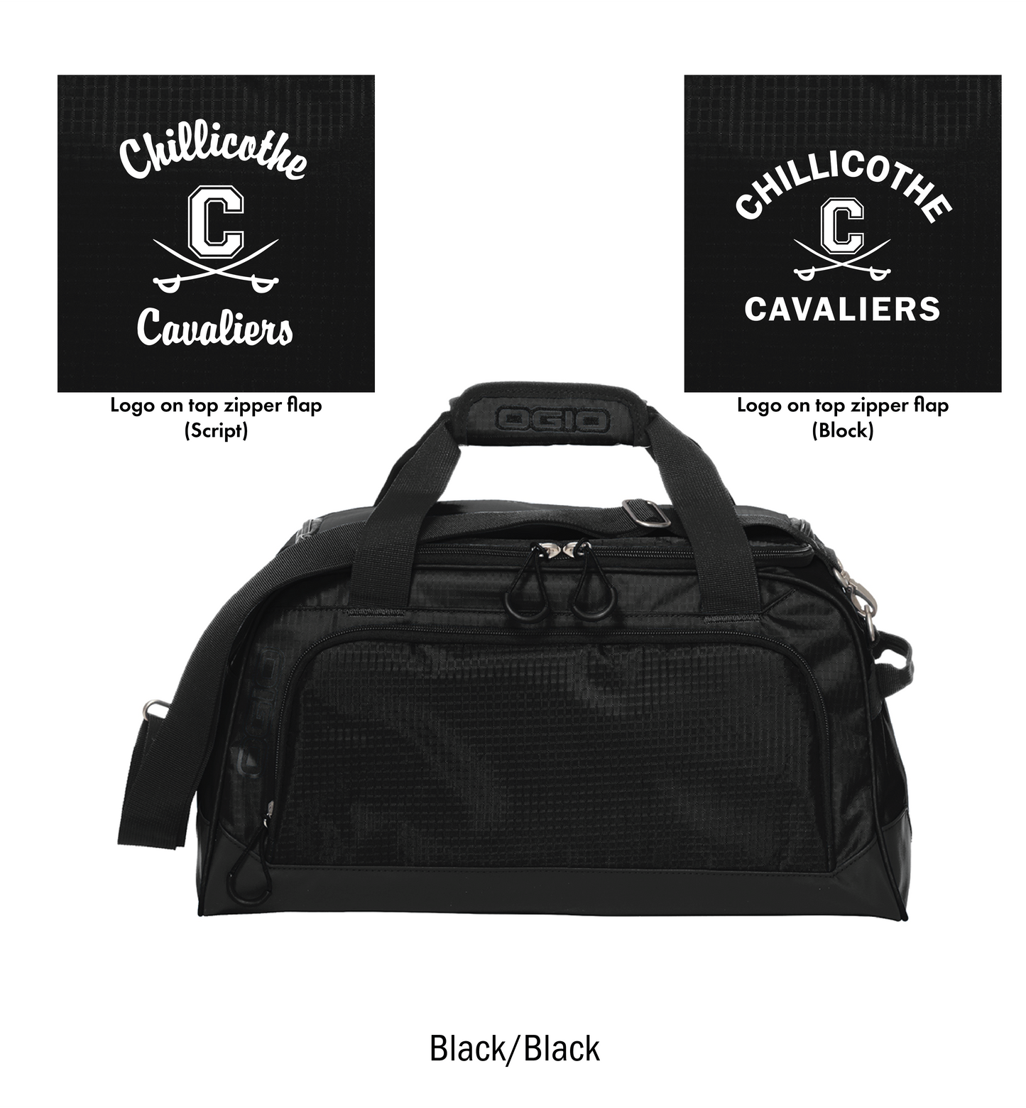 Cavaliers Embroidered Small Breakaway Duffel