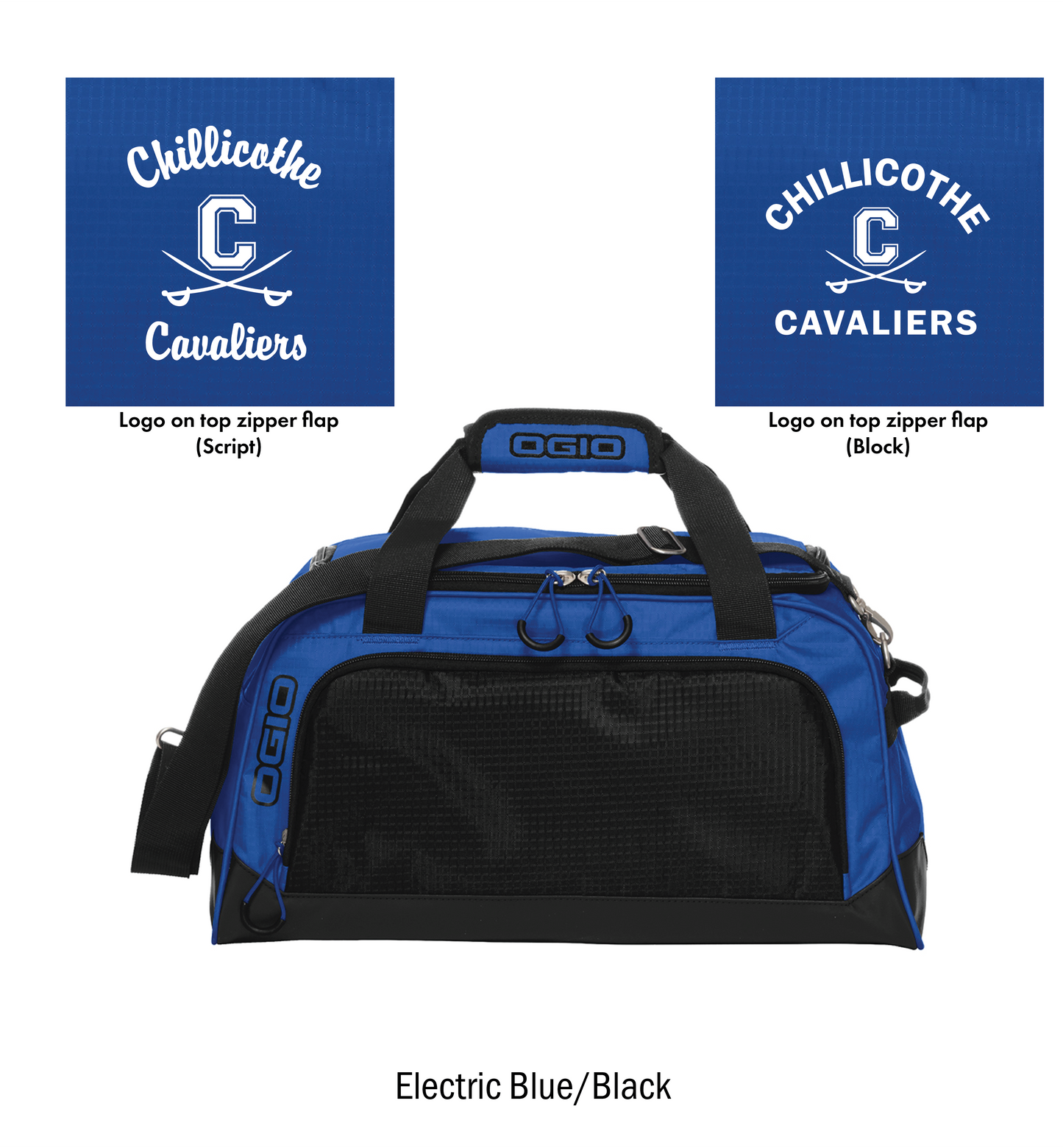 Cavaliers Embroidered Small Breakaway Duffel