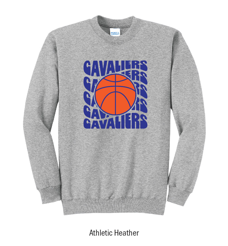 Chillicothe Cavaliers Retro Basketball Crewneck Sweatshirt