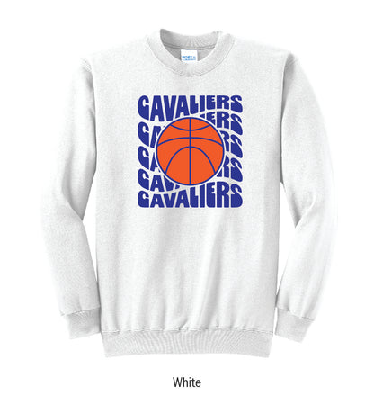 Chillicothe Cavaliers Retro Basketball Crewneck Sweatshirt