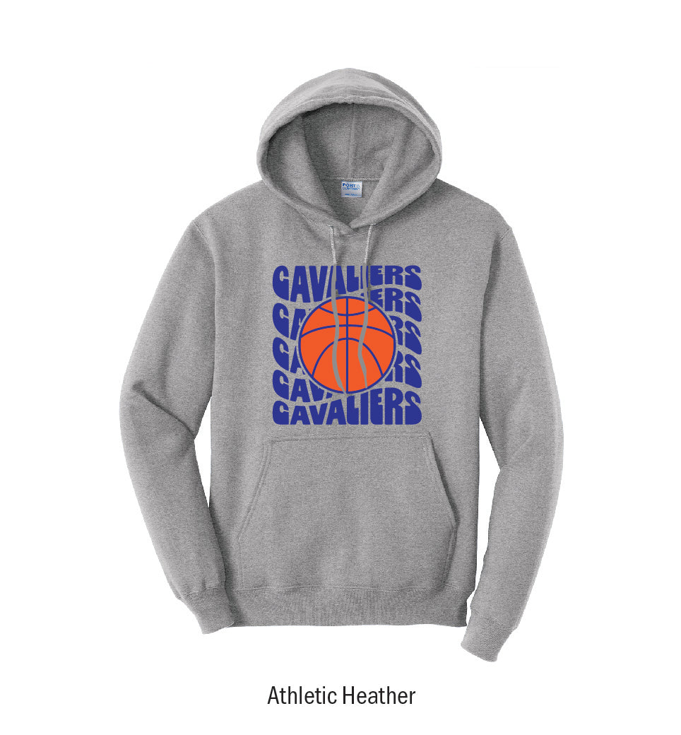 Chillicothe Cavaliers Retro Basketball Pullover Hoodie