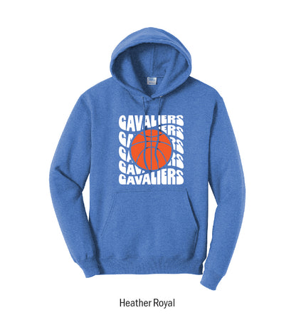 Chillicothe Cavaliers Retro Basketball Pullover Hoodie