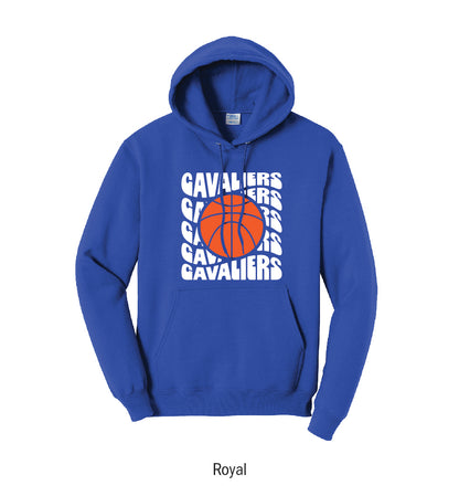 Chillicothe Cavaliers Retro Basketball Pullover Hoodie