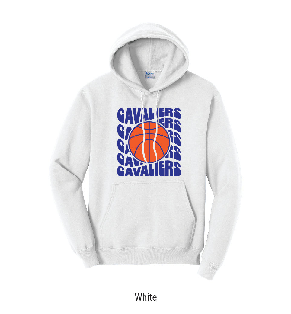 Chillicothe Cavaliers Retro Basketball Pullover Hoodie