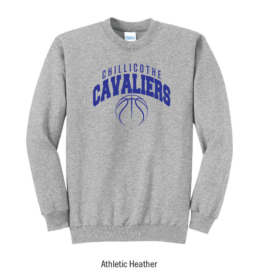 Chillicothe Cavaliers Basketball Crewneck Sweatshirt