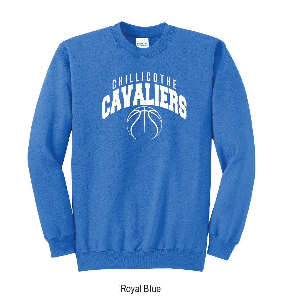 Chillicothe Cavaliers Basketball Crewneck Sweatshirt