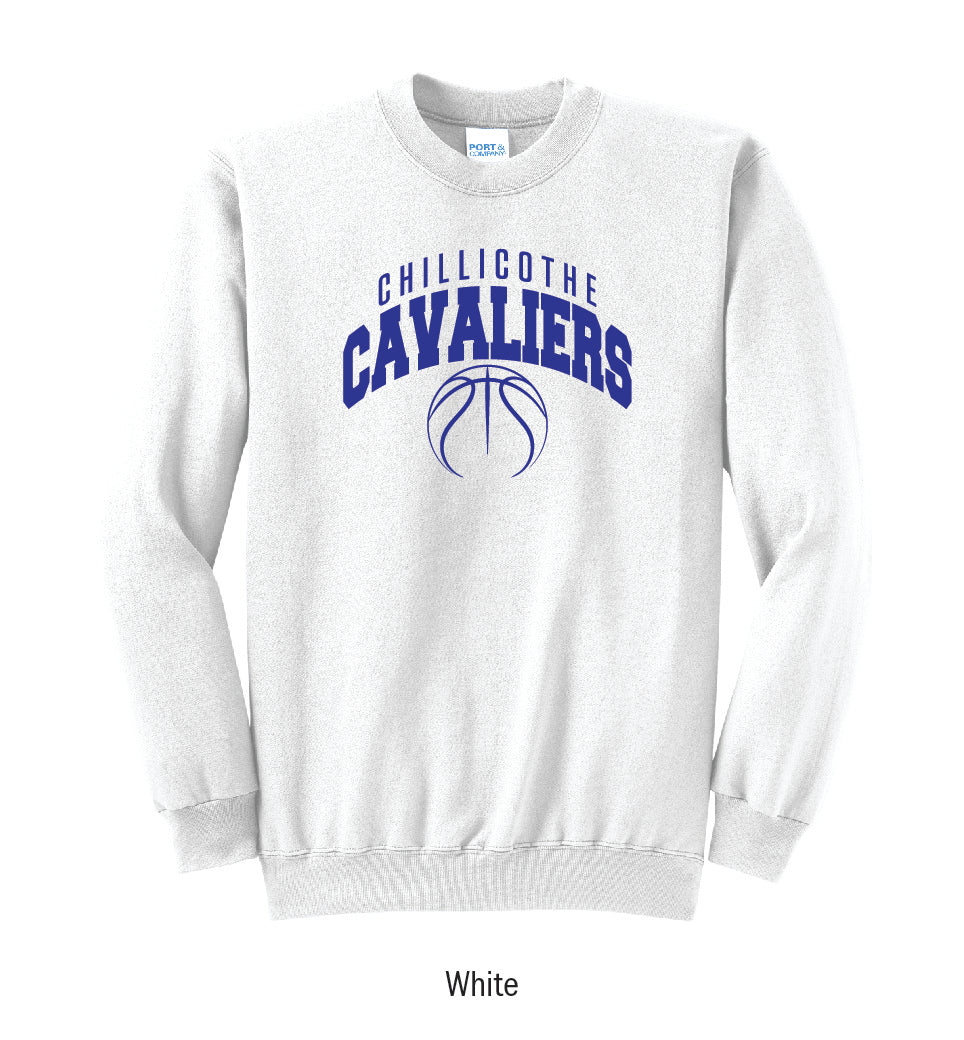 Chillicothe Cavaliers Basketball Crewneck Sweatshirt