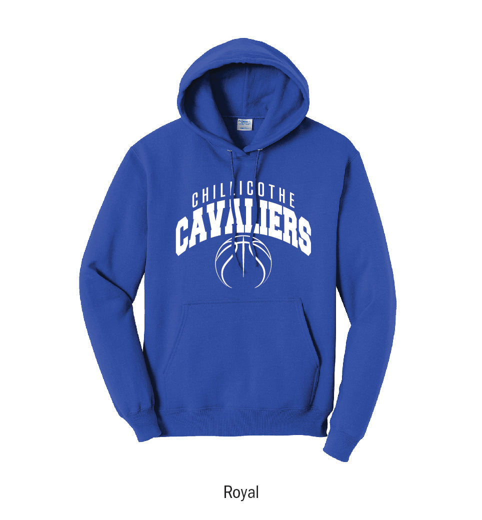 Chillicothe Cavaliers Basketball Pullover Hoodie