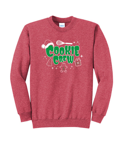 "Cookie Crew" Christmas Cookie Crewneck Sweatshirt