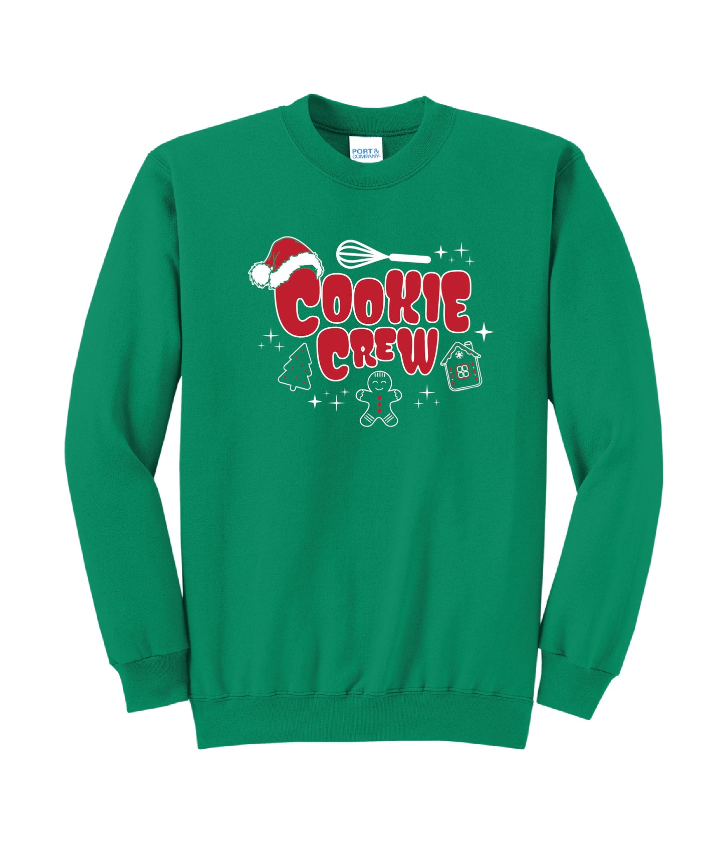 "Cookie Crew" Christmas Cookie Crewneck Sweatshirt