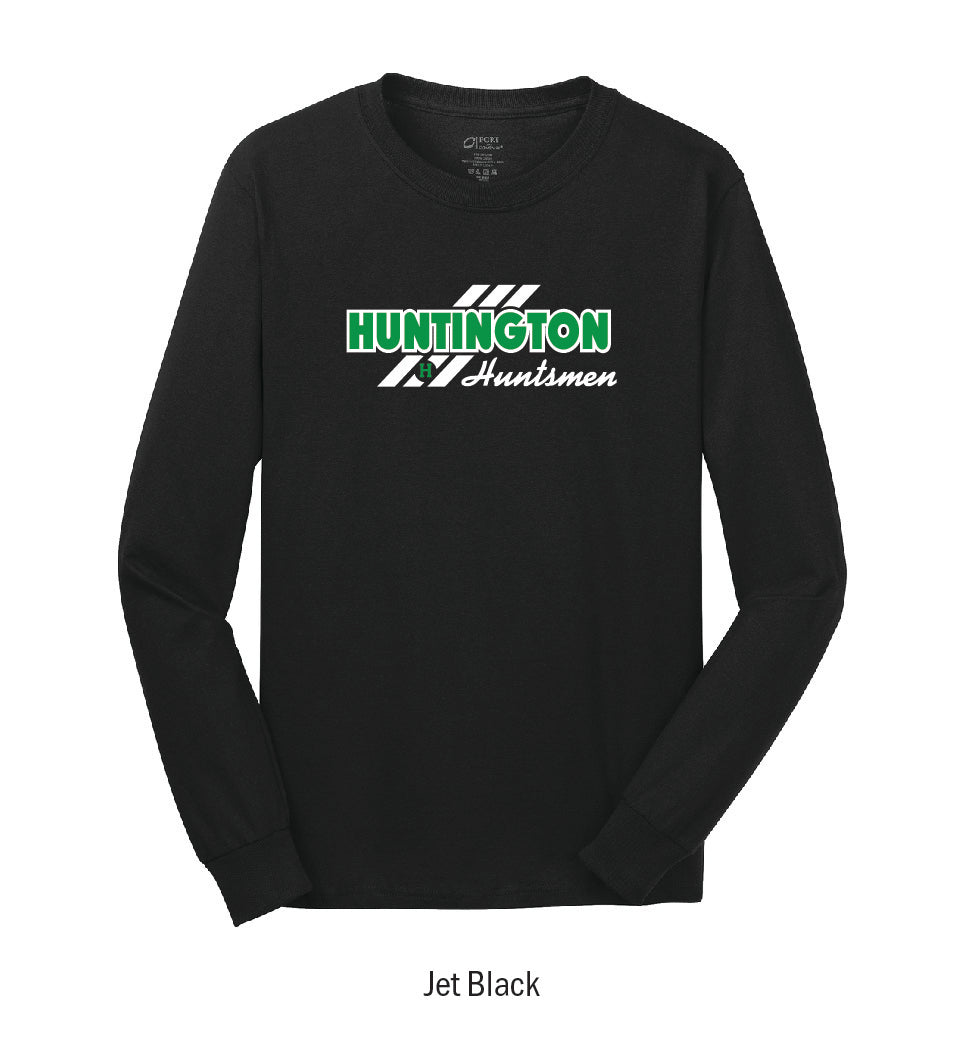 Huntington Huntsmen "3-Stripe" Long Sleeve Tee Shirt