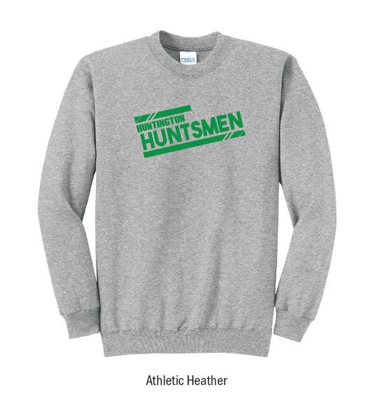 Huntington Huntsmen "Athletic Stripes" Crewneck Sweatshirt