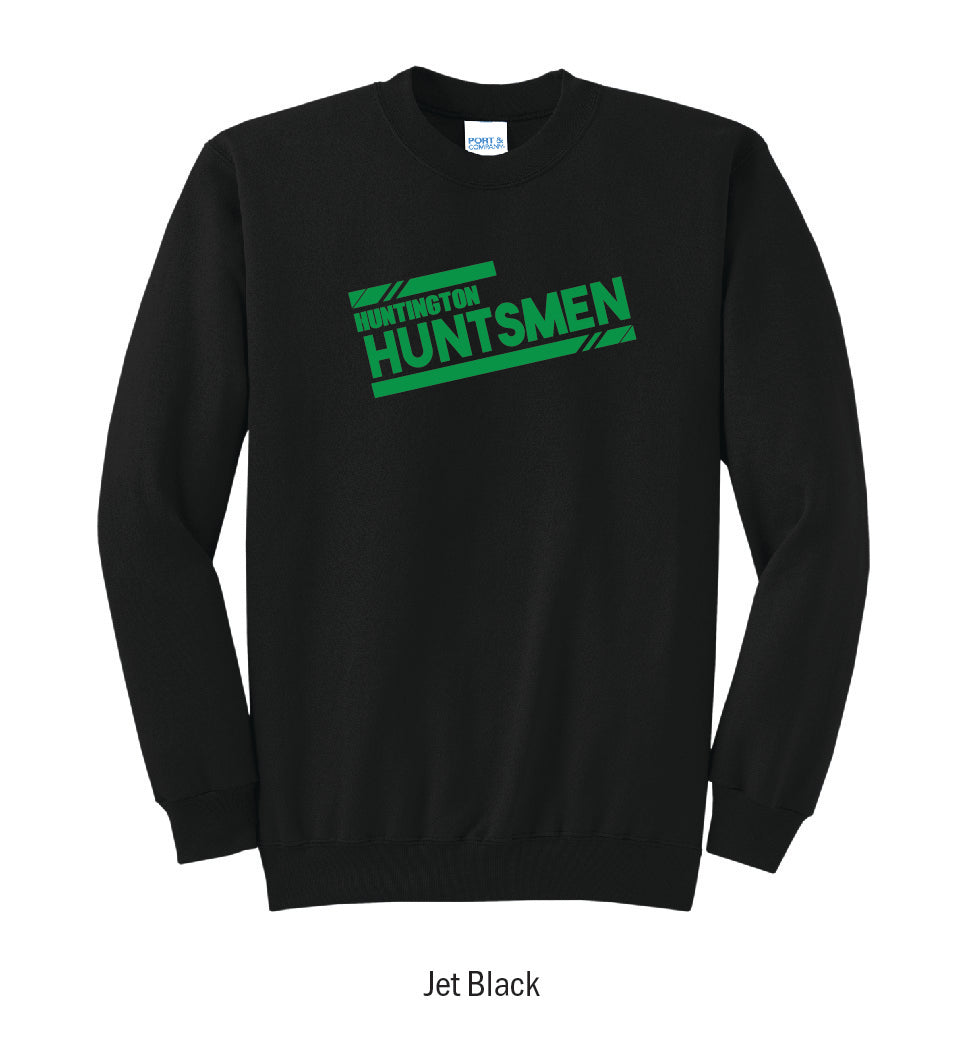 Huntington Huntsmen "Athletic Stripes" Crewneck Sweatshirt