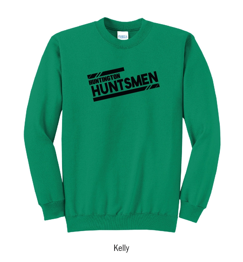 Huntington Huntsmen "Athletic Stripes" Crewneck Sweatshirt