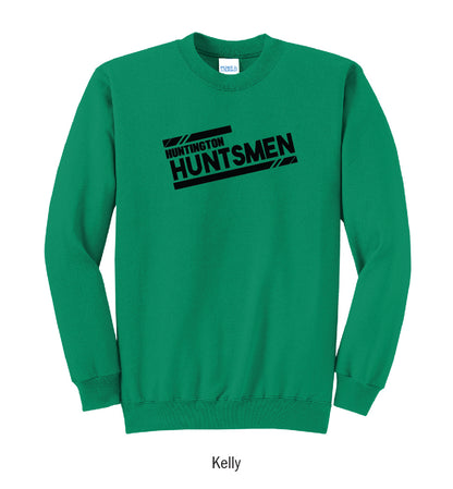 Huntington Huntsmen "Athletic Stripes" Crewneck Sweatshirt