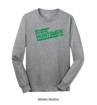 Huntington Huntsmen "Athletic Stripes" Long Sleeve Tee Shirt